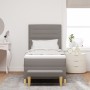 Cama Box Spring con Colchón y Banco Taupe 100x200 cm Tela von , Betten und Lattenroste - Ref: Foro24-3344202, Preis: 411,33 €...