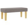 Cama Box Spring con Colchón y Banco Taupe 100x200 cm Tela von , Betten und Lattenroste - Ref: Foro24-3344202, Preis: 411,33 €...