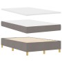 Estructura de Cama con Colchón Juego de 2 Taupe Tela 120 x 200 cm von , Betten und Lattenroste - Ref: Foro24-3344216, Preis: ...