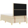 Cama de Somier con Colchón y Banco Crema 120x200 cm Tela von , Betten und Lattenroste - Ref: Foro24-3344217, Preis: 460,37 €,...