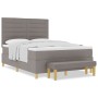 Cama Box Spring con Colchón & Banco Taupe 140x190 cm Tela von , Betten und Lattenroste - Ref: Foro24-3344223, Preis: 556,18 €...