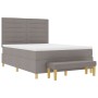 Cama Box Spring con Colchón & Banco Taupe 140x190 cm Tela von , Betten und Lattenroste - Ref: Foro24-3344223, Preis: 556,18 €...