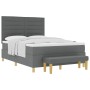 Cama con Base con Colchón y Banco Gris Oscuro 140x200 cm Tela by , Beds and slatted bases - Ref: Foro24-3344227, Price: 539,3...