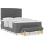 Cama con Base con Colchón y Banco Gris Oscuro 140x200 cm Tela by , Beds and slatted bases - Ref: Foro24-3344227, Price: 539,3...