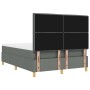 Cama con Base con Colchón y Banco Gris Oscuro 140x200 cm Tela by , Beds and slatted bases - Ref: Foro24-3344227, Price: 539,3...