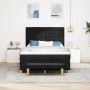 Cama con Somier con Colchón y Banco Negro 140x200 cm Tela von , Betten und Lattenroste - Ref: Foro24-3344228, Preis: 545,55 €...