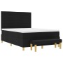 Cama con Somier con Colchón y Banco Negro 140x200 cm Tela von , Betten und Lattenroste - Ref: Foro24-3344228, Preis: 545,55 €...