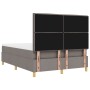 Cama de Resortes con Colchón y Banco Taupe 140x200 cm Tela de , Camas y somieres - Ref: Foro24-3344230, Precio: 556,94 €, Des...