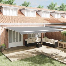 Toldo con Manual 6 x 3 m Metal Toldo con Manual 6 x 3 m Metal