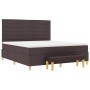 Cama Box Spring con colchón y banco Marrón Oscuro 180x200 cm Tela von , Betten und Lattenroste - Ref: Foro24-3344243, Preis: ...