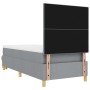 Cama Box Spring con Colchón y Banco Gris Claro 90x200 cm Tela von , Betten und Lattenroste - Ref: Foro24-3344268, Preis: 367,...