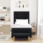 Cama con base de muelles y colchón con banco Negro 90x200 cm Tela von , Betten und Lattenroste - Ref: Foro24-3344270, Preis: ...