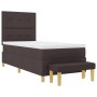 Cama Box Spring con colchón y banco Marrón Oscuro 90x200 cm Tela von , Betten und Lattenroste - Ref: Foro24-3344271, Preis: 3...