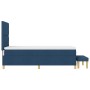 Cama Box Spring con Colchón y Banco Azul 90x200 cm Tela von , Betten und Lattenroste - Ref: Foro24-3344274, Preis: 389,17 €, ...