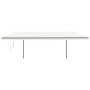 Manuell einziehbare Markise mit cremefarbenem Gestänge 3,5x2,5 m von vidaXL, Markisen - Ref: Foro24-3070117, Preis: 335,90 €,...