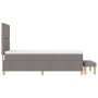 Cama con Somier con Colchón y Banco Taupe 100x200 cm Tela von , Betten und Lattenroste - Ref: Foro24-3344279, Preis: 400,91 €...