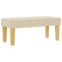 Cama con Somier y Colchón con Banco Crema 100x200 cm Tela de , Camas y somieres - Ref: Foro24-3344280, Precio: 386,78 €, Desc...