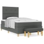 Cama Box Spring con colchón y banco Gris Oscuro 120x200 cm Tela von , Betten und Lattenroste - Ref: Foro24-3344290, Preis: 43...