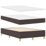 Cama Box Spring con colchón y banco marrón oscuro 120x200 cm de tela by , Beds and slatted bases - Ref: Foro24-3344292, Price...