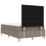 Cama con Somier de con Colchón y Banco Taupe 120x200 cm Tela by , Beds and slatted bases - Ref: Foro24-3344293, Price: 451,04...