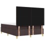 Cama box spring con colchón y banco marrón oscuro 140x190 cm de tela by , Beds and slatted bases - Ref: Foro24-3344299, Price...