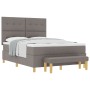 Cama con Somier con Colchón y Banco Taupe 140x190 cm Tela by , Beds and slatted bases - Ref: Foro24-3344300, Price: 552,45 €,...