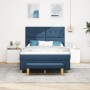 Cama Box Spring con colchón y banco Azul 140x190 cm Tela von , Betten und Lattenroste - Ref: Foro24-3344302, Preis: 561,36 €,...