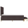 Cama Box Spring con colchón y banco Marrón Oscuro 160x200 cm Tela von , Betten und Lattenroste - Ref: Foro24-3344313, Preis: ...