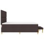 Cama con somier y colchón y banco marrón oscuro 180x200 cm de tela by , Beds and slatted bases - Ref: Foro24-3344320, Price: ...
