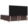 Cama con somier y colchón y banco marrón oscuro 180x200 cm de tela by , Beds and slatted bases - Ref: Foro24-3344320, Price: ...