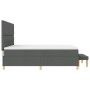 Cama con Box Spring y Colchón & Banco Gris Oscuro 200x200 cm Tela by , Beds and slatted bases - Ref: Foro24-3344325, Price: 7...