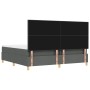 Cama con Box Spring y Colchón & Banco Gris Oscuro 200x200 cm Tela by , Beds and slatted bases - Ref: Foro24-3344325, Price: 7...