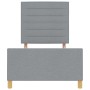 Estructura de Cama Gris Claro 80x200 cm Tela by , Beds and slatted bases - Ref: Foro24-3344606, Price: 135,22 €, Discount: %