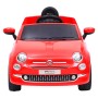 Coche correpasillos eléctrico Fiat 500 rojo de vidaXL, Vehículos a pedales o para empujar - Ref: Foro24-80315, Precio: 295,32 €