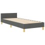 Estructura de Cama de Tela Gris Oscuro 90x200 cm by , Beds and slatted bases - Ref: Foro24-3344621, Price: 146,71 €, Discount: %