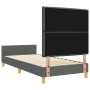 Estructura de Cama de Tela Gris Oscuro 90x200 cm by , Beds and slatted bases - Ref: Foro24-3344621, Price: 146,71 €, Discount: %