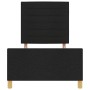 Cama Negra 90x200 cm de Tela de , Camas y somieres - Ref: Foro24-3344622, Precio: 142,95 €, Descuento: %