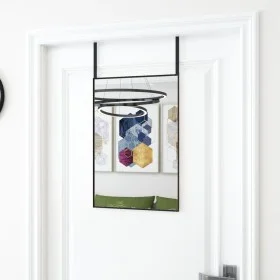 Türspiegel aus schwarzem Glas und Aluminium, 40 x 60 cm von vidaXL, Spiegel - Ref: Foro24-327406, Preis: 39,66 €, Rabatt: %