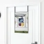 Türspiegel aus schwarzem Glas und Aluminium, 40 x 60 cm von vidaXL, Spiegel - Ref: Foro24-327406, Preis: 39,66 €, Rabatt: %