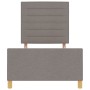 Estructura de Cama de Tela Taupe 90x200 cm de , Camas y somieres - Ref: Foro24-3344624, Precio: 150,83 €, Descuento: %