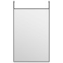 Türspiegel aus schwarzem Glas und Aluminium, 40 x 60 cm von vidaXL, Spiegel - Ref: Foro24-327406, Preis: 41,55 €, Rabatt: %