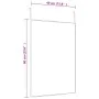 Türspiegel aus schwarzem Glas und Aluminium, 40 x 60 cm von vidaXL, Spiegel - Ref: Foro24-327406, Preis: 39,66 €, Rabatt: %