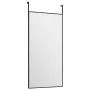 Türspiegel aus schwarzem Glas und Aluminium, 30 x 60 cm von vidaXL, Spiegel - Ref: Foro24-327403, Preis: 31,58 €, Rabatt: %