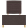 Estructura de Cama Marrón Oscuro 100x200 cm Tela by , Beds and slatted bases - Ref: Foro24-3344630, Price: 142,74 €, Discount: %