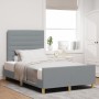 Estructura de Cama Gris Claro 120x190 cm Tela von , Betten und Lattenroste - Ref: Foro24-3344634, Preis: 177,04 €, Rabatt: %