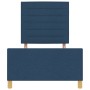 Estructura de Cama de Tela Azul 100x200 cm by , Beds and slatted bases - Ref: Foro24-3344633, Price: 145,16 €, Discount: %
