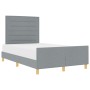 Estructura de Cama Gris Claro 120x190 cm Tela von , Betten und Lattenroste - Ref: Foro24-3344634, Preis: 177,04 €, Rabatt: %