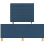 Estructura de Cama Azul Tela 120 x 190 cm Estructura de Cama de , Camas y somieres - Ref: Foro24-3344640, Precio: 185,96 €, D...