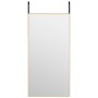 Türspiegel Glas und Aluminium gold 40x80 cm von vidaXL, Spiegel - Ref: Foro24-327416, Preis: 34,42 €, Rabatt: %