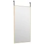 Glass and golden aluminum door mirror 40x80 cm by vidaXL, Mirrors - Ref: Foro24-327416, Price: 33,94 €, Discount: %